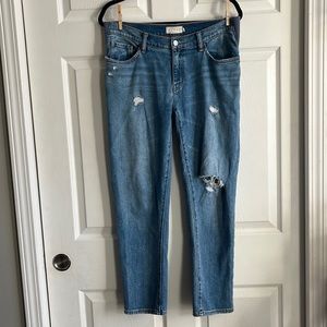 Hatch Destroyed Maternity Jeans / SZ 27